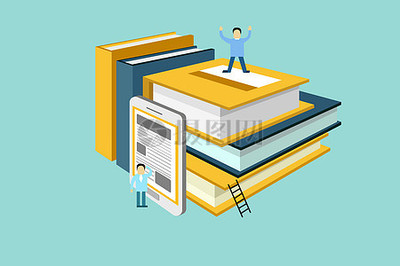 用画笔传递力量 努力与加油主题插画的艺术创作